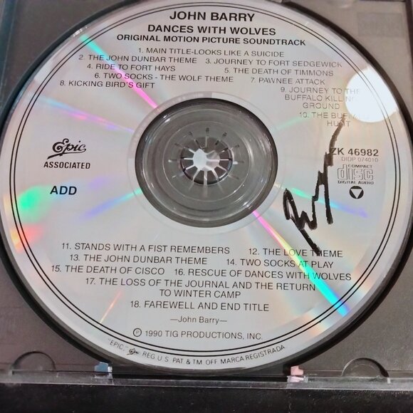 John Barry Dances with Wolves Original Movie Soundtrack CD - Picture 4 of 4